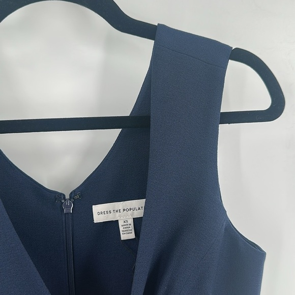 Dress the Population Sandra Maxi Dress Midnight Blue XS NWT - Picture 5 of 10